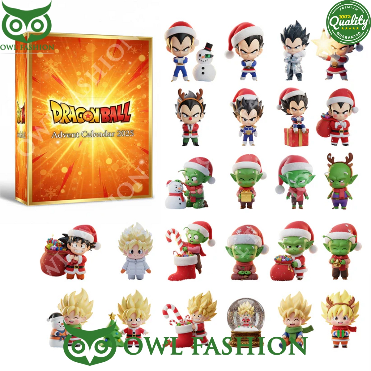 Dragonball Vegeta Goku Advent Calendar 2025
