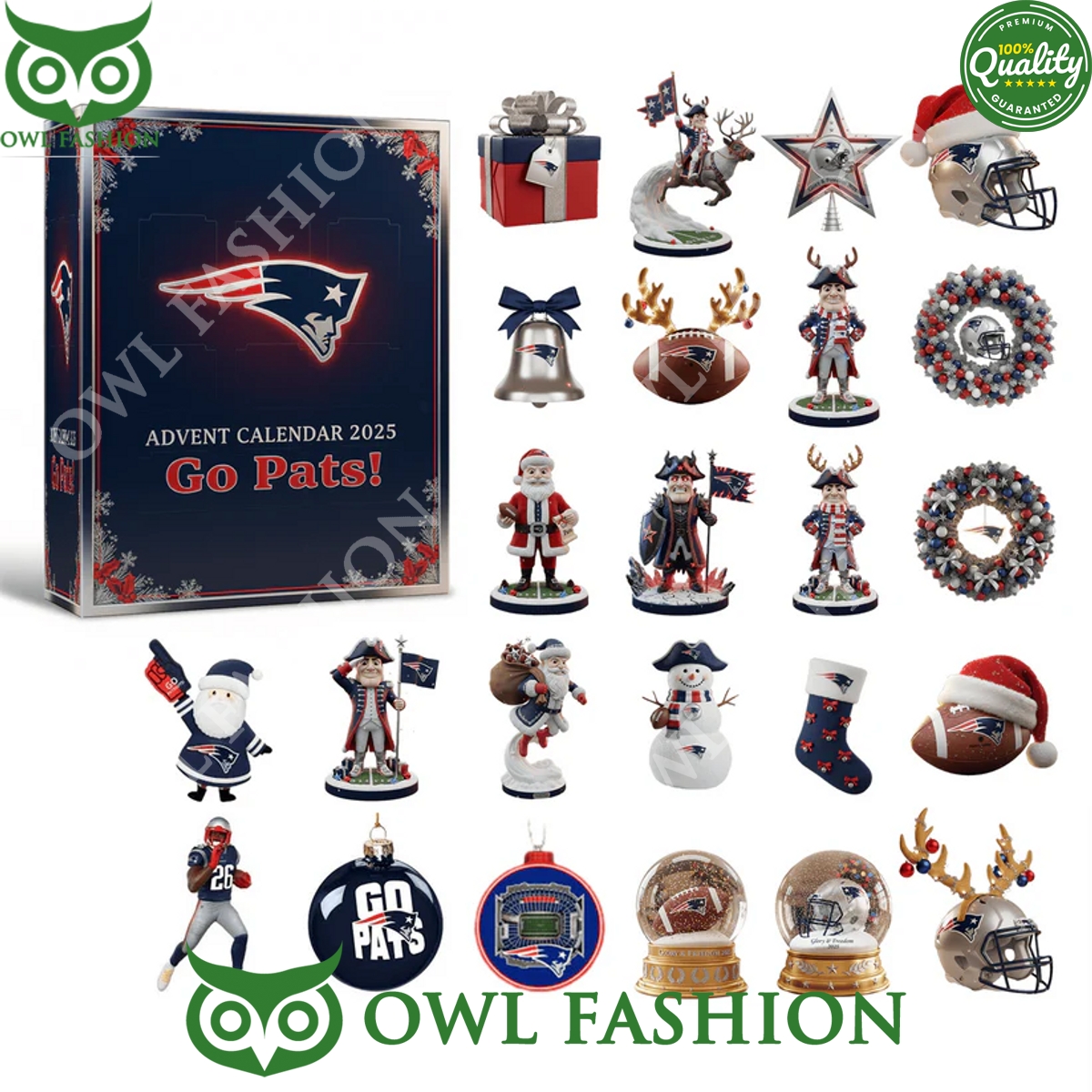 Go pats NEP x NFL Christmas Advent Calendar 2025
